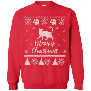 Ugly Xmas Sweater For Cat Lovers