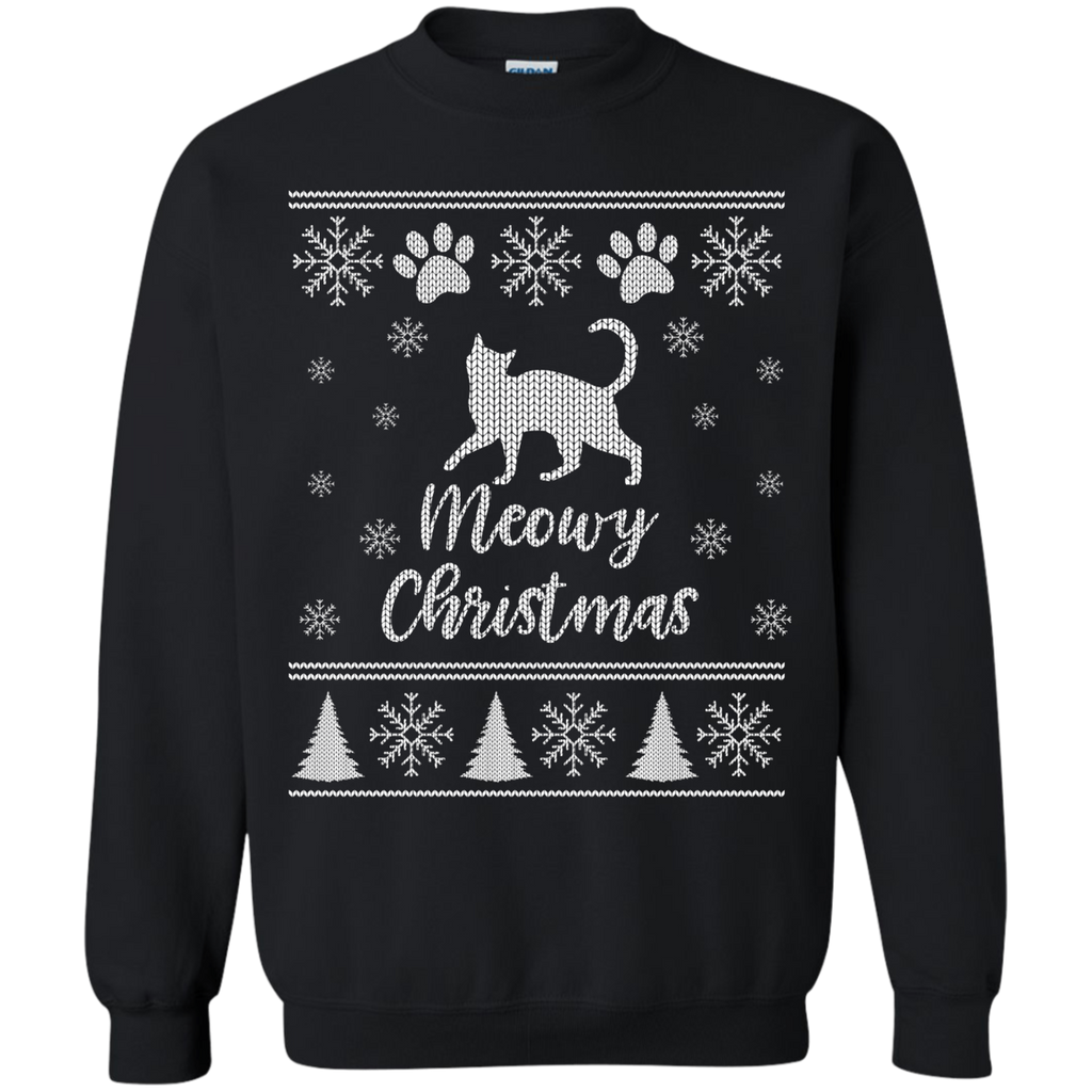 Ugly Xmas Sweater For Cat Lovers