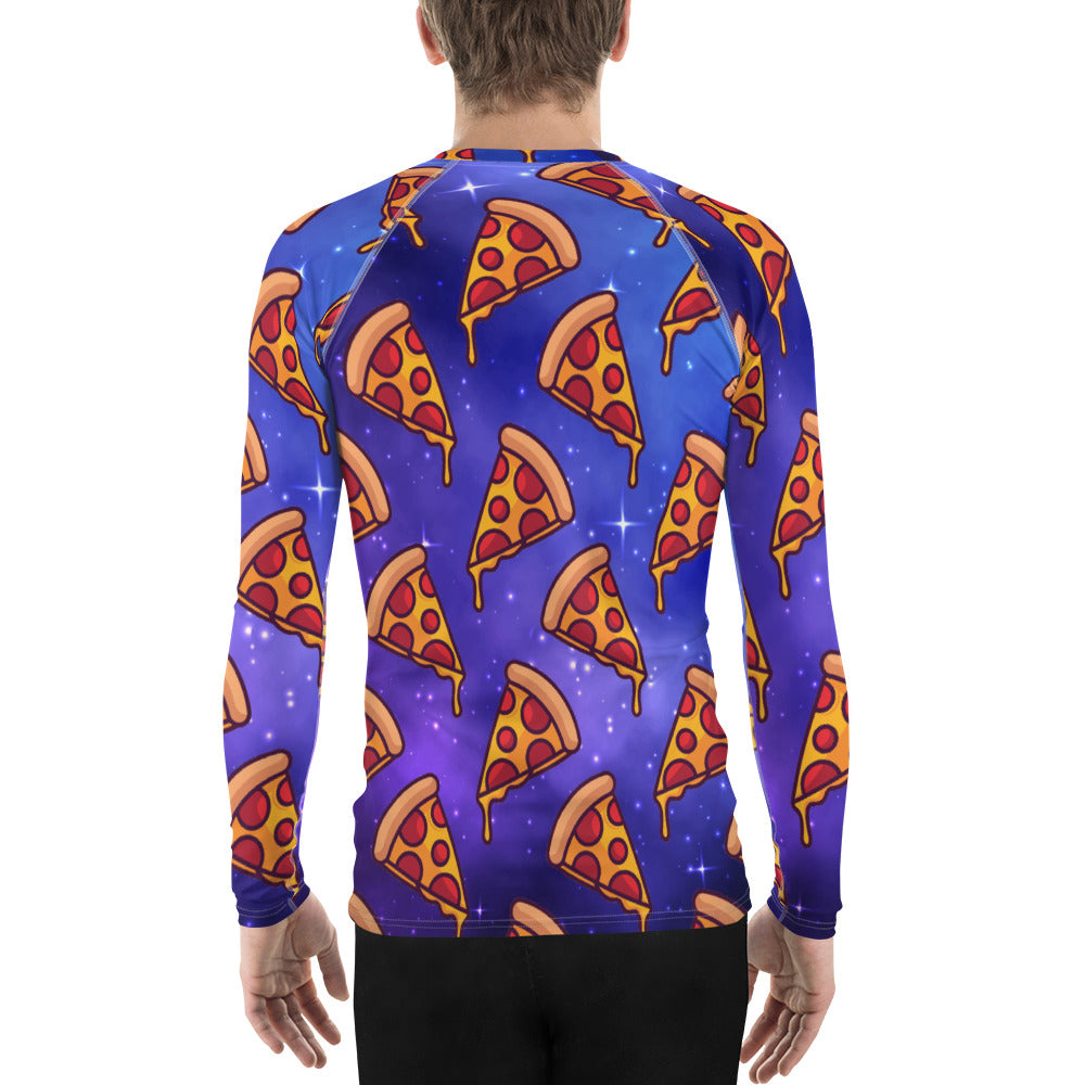 pizza galaxy Men's Rash Guard