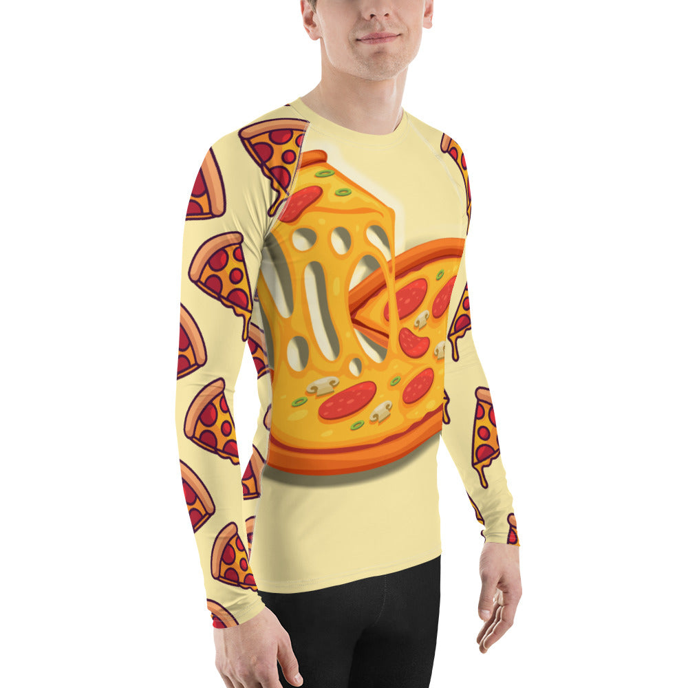 pizza Men's Rash Guard