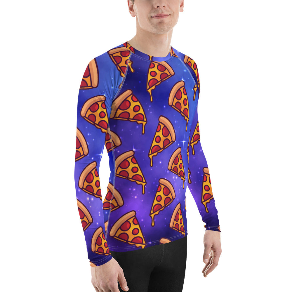 pizza galaxy Men's Rash Guard