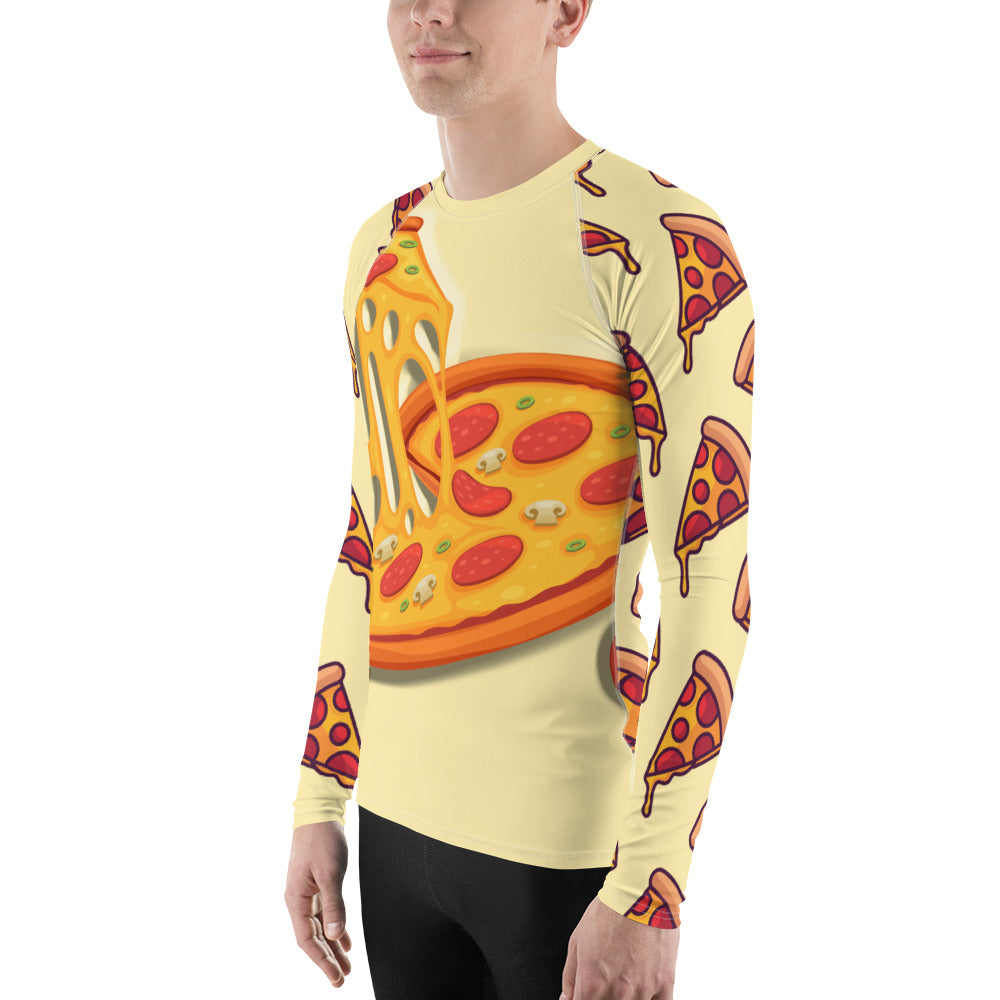 pizza Men's Rash Guard